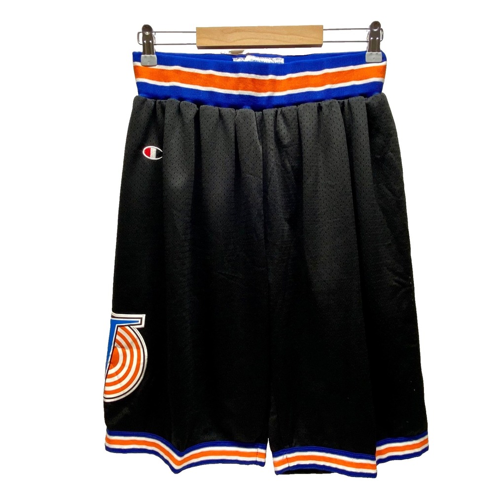 Vintage Champion Looney Tune Squad Shorts Men's XXL Black Basketball 10" Inseam